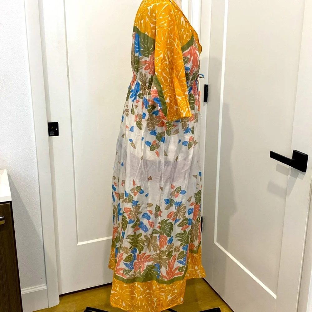 Missoni Stampa Foliage Leaves Print Kaftan |Size 44 , US Size 12/14 - Picture 9 of 17